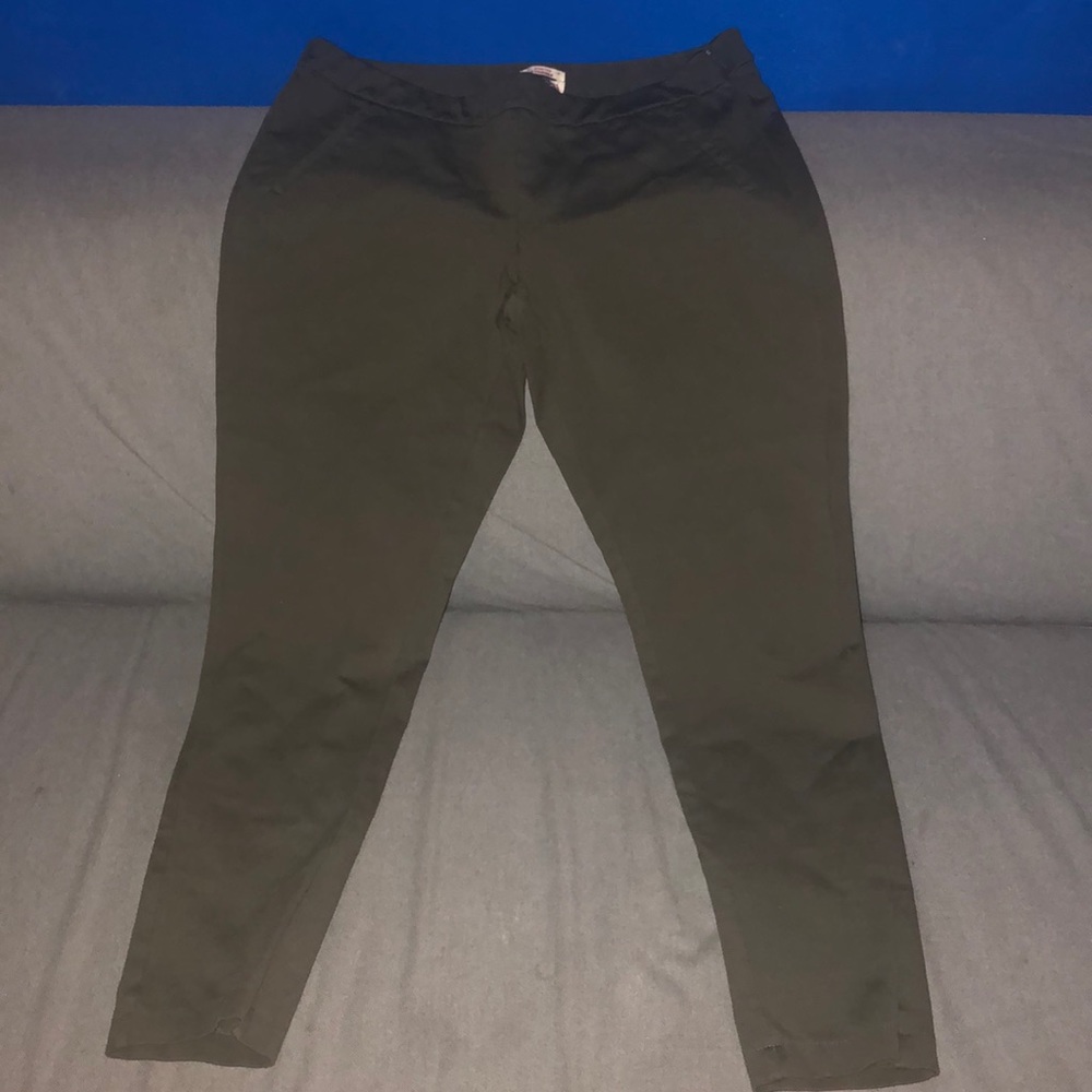 Merona green jeggings